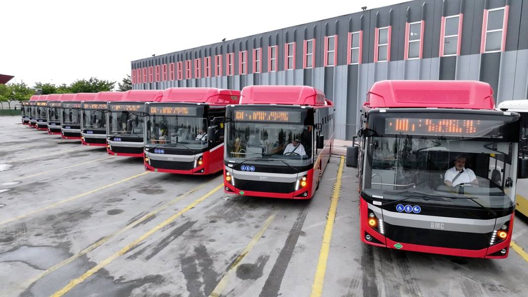 Başkan Altay 'hayırlı olsun' diyerek duyurdu! 10 otobüs daha filoya katıldı 2